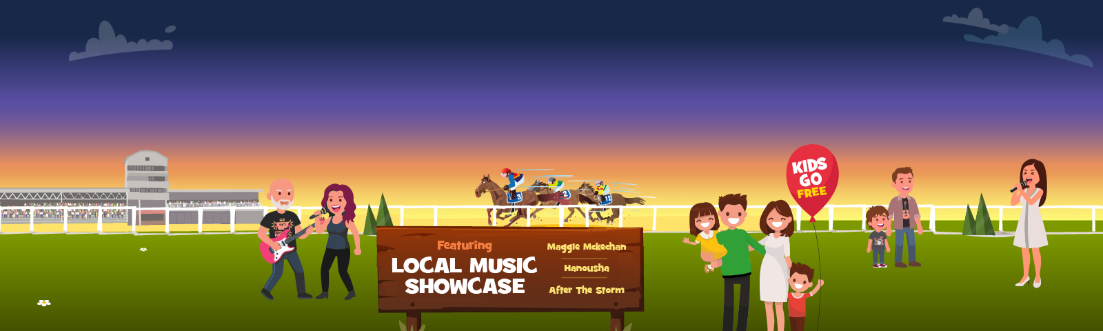 Summer Evening Racing ft Local Music Showcase at Southwell Racecourse