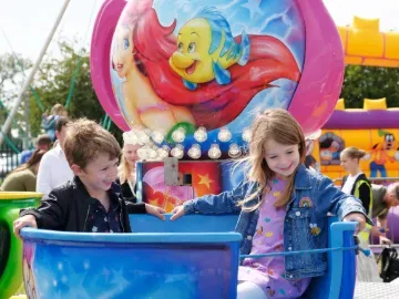 Children at Southwell Racecourse