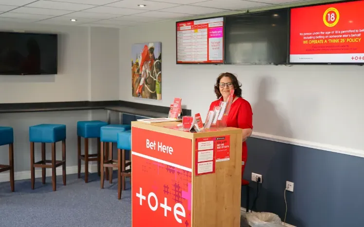 One of the Tote Betting facilities at Southwell Races