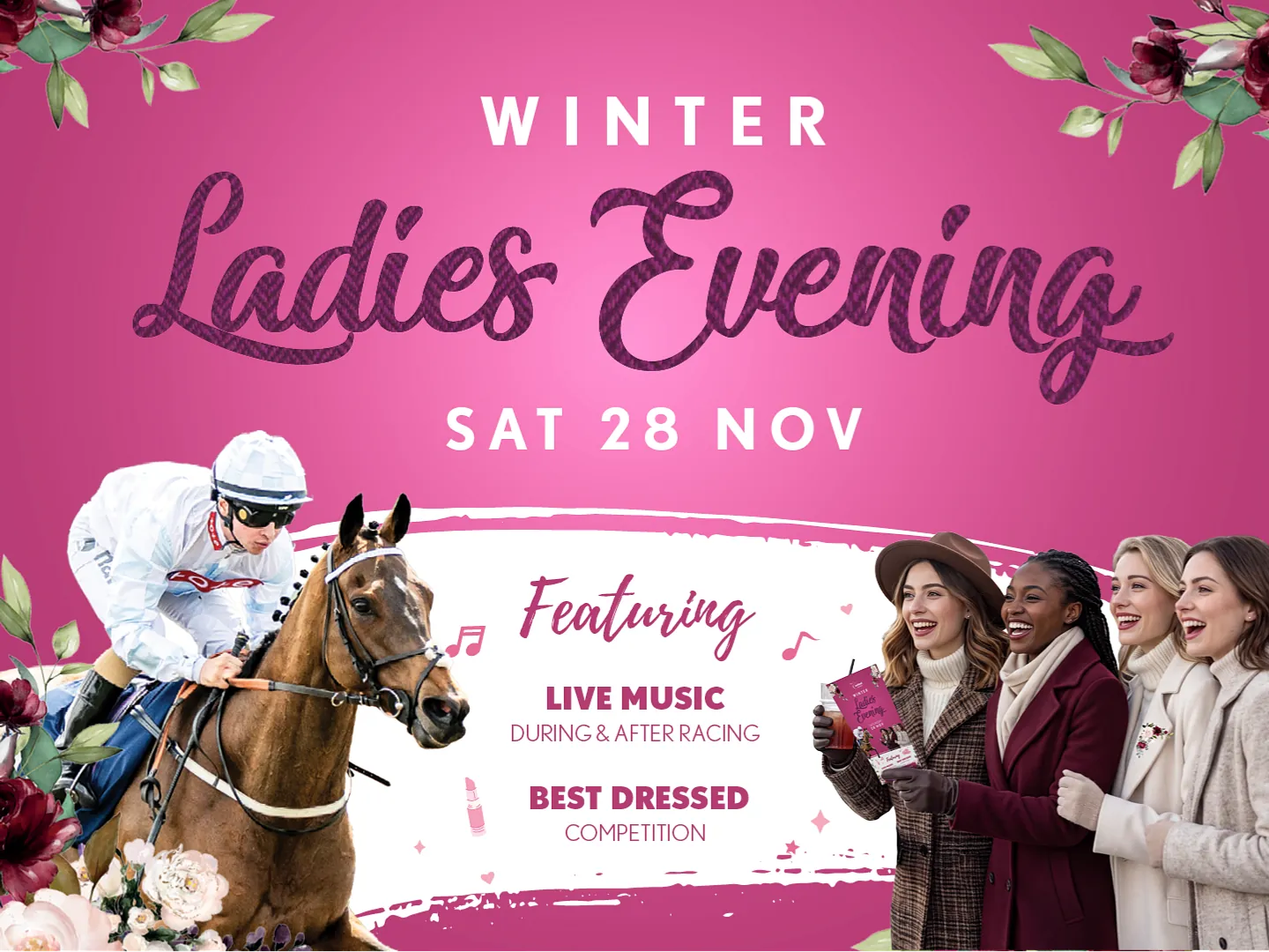 Winter Ladies Evening at Southwell Racecourse