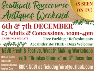 Field Dog Fairs Antiques Weekend at Southwell Racecourse