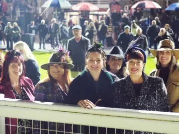 Group of women at Southwell Racecourse